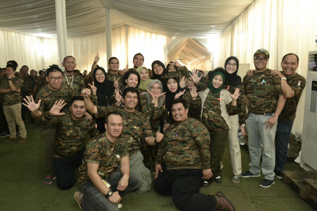 Keceriaan bersama pada acara ulang tahun PDSI 2017