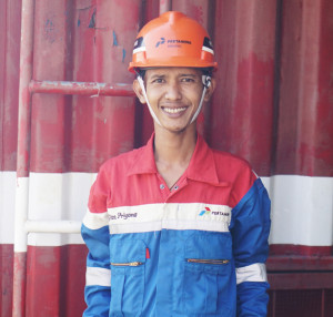 Gita Priyono, Store Keeper di Rig 55