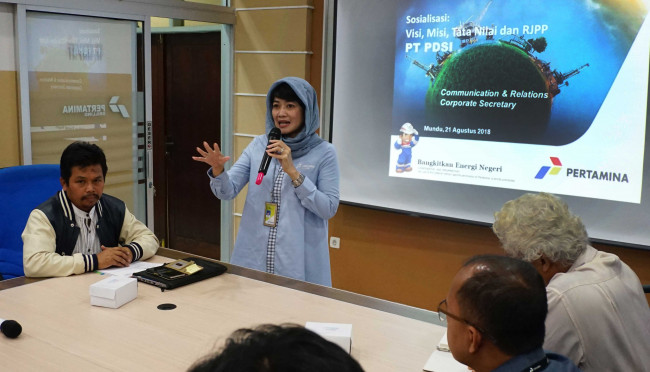Sosialisasi Visi, Misi, Tata Nilai dan RJPP PDSI di Project Area Jawa